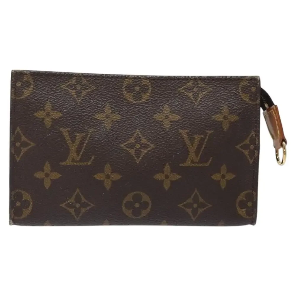 Louis Vuitton Monogram Bucket PM Accessory Pouch Brown